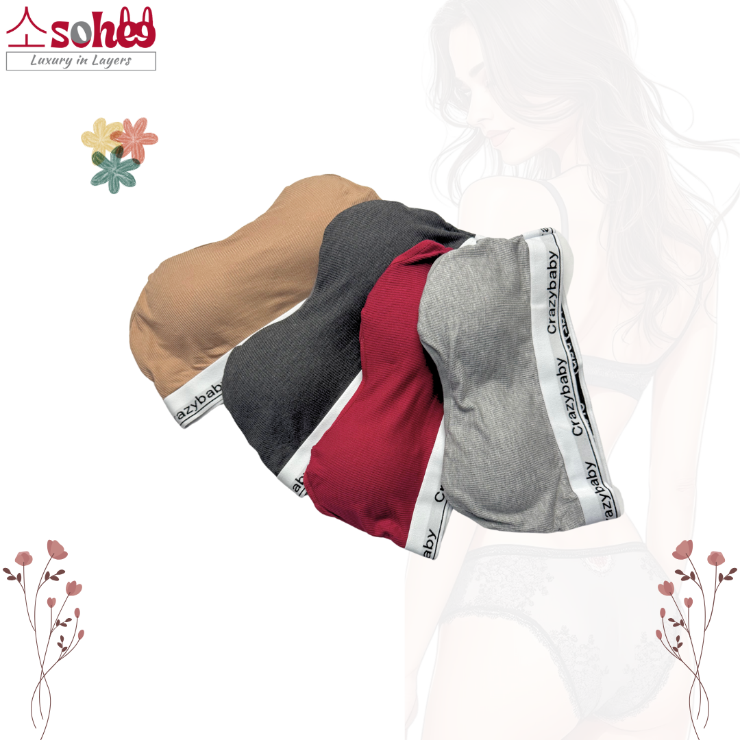 Crazy Baby Free Size Sports Bra & Panty – Ultimate Comfort & Support