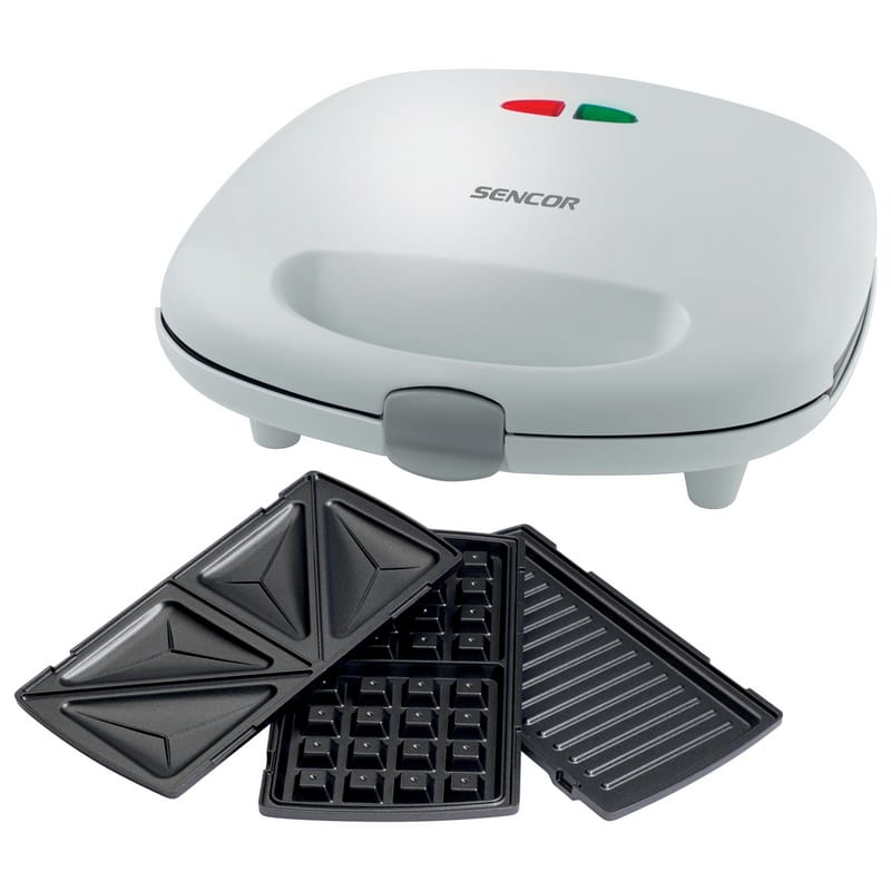 Sencor 3-in-1 Sandwich Maker – Grill, Toast & Waffle in One!