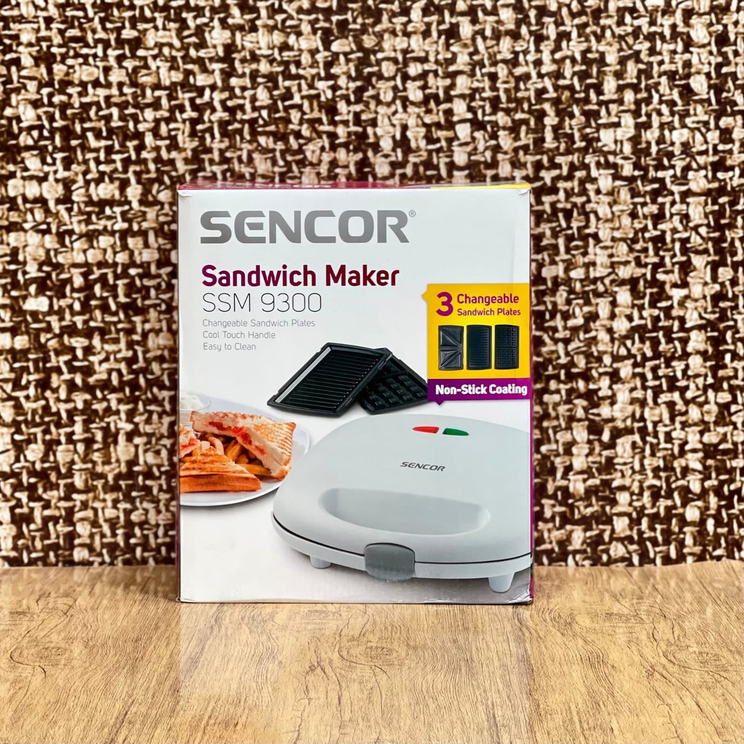 Sencor 3-in-1 Sandwich Maker – Grill, Toast & Waffle in One!
